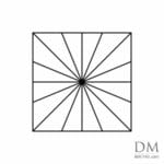 Lines inside Square design 3