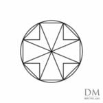 Octagon inside Circle design 10