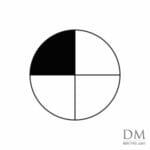 One fourth of a Circle