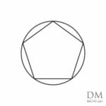 Pentagon inside Circle