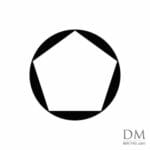 Pentagon inside Circle design 1