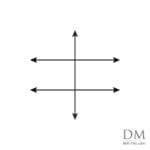 Perpendicular line on parallel lines
