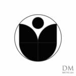 Quarter circle inside Circle design 3