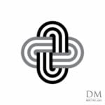 Semicircle Outside Square design 6