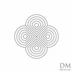 Semicircle Outside Square design 7