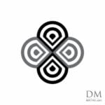 Semicircle Outside Square design 8