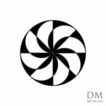 Semicircle inside Circle design 23