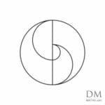 Semicircle inside Circle design 24
