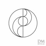 Semicircle inside Circle design 8