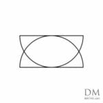 Semicircle inside Semicircle design 1