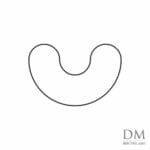 Semicircle inside Semicircle design 18