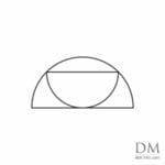 Semicircle inside Semicircle design 26