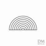 Semicircle inside Semicircle design 34