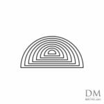 Semicircle inside Semicircle design 36