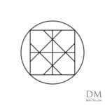 Square inside Circle design 17