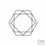 Square inside Hexagon design 3