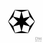 Square inside Hexagon design 6