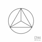 Triangle inside Circle design 3