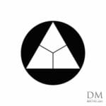 Triangle inside Circle design 6