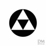 Triangle inside Circle design 8