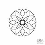 Triangle inside Circle design 9