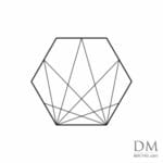 Triangle inside Hexagon design 1