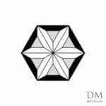 Triangle inside Hexagon design 12