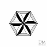 Triangle inside Hexagon design 13