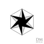 Triangle inside Hexagon design 16