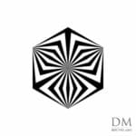 Triangle inside Hexagon design 24