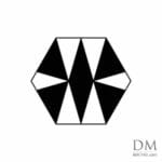 Triangle inside Hexagon design 4