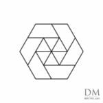 Triangle inside Hexagon design 5