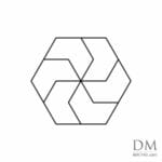 Triangle inside Hexagon design 7