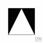 Triangle inside Square design 2