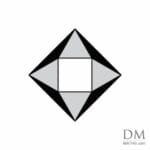 Triangle inside Square design 4