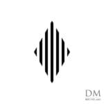 Vertical Lines in a Triangle design 3